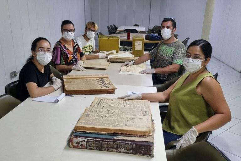 Pesquisadores da FCJA coletam informações sobre a Revolução de 1930 no Arquivo Público da Paraíba