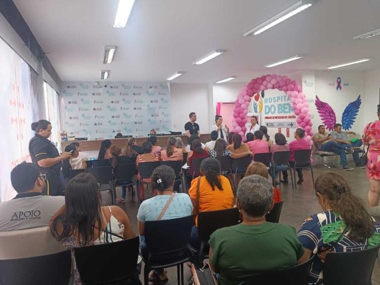 Ação do Outubro Rosa no Hospital do Bem reforça importância da prevenção e identificação precoce do câncer de mama