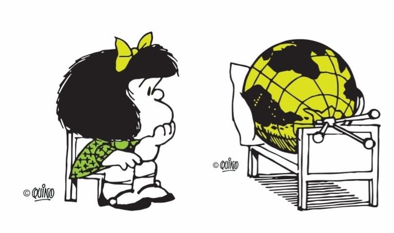 Exposição ‘Quino, Mafalda e o Meio Ambiente’ chega ao Espaço Cultural, em João Pessoa