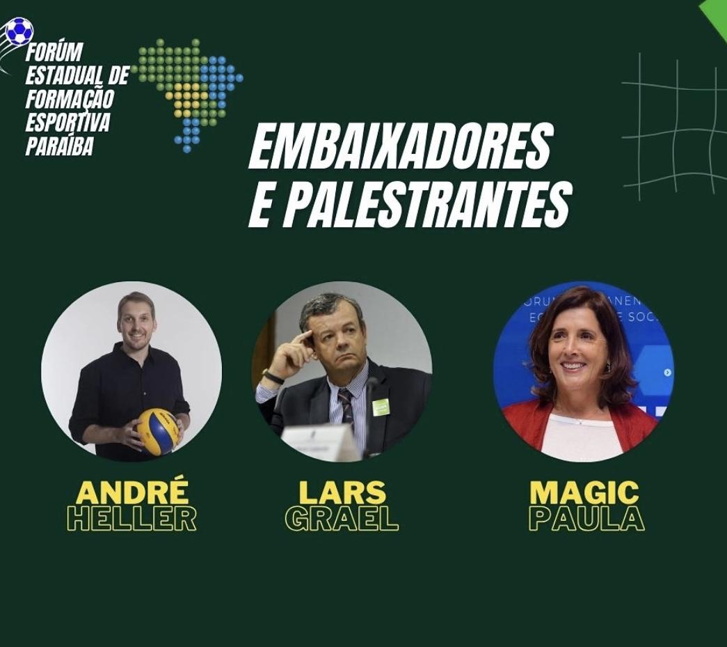 Três medalhistas olímpicos vão ministrar palestra no Fórum Estadual de Formação Esportiva