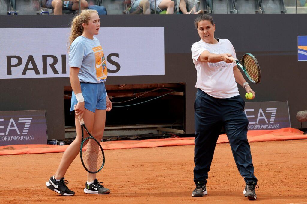 Andreeva e Conchita, uma relação além de pupila e técnica