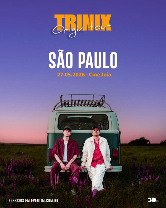 Duo francês TRINIX abre venda de ingressos para primeiro show da carreira em São Paulo, no Cine Joia
