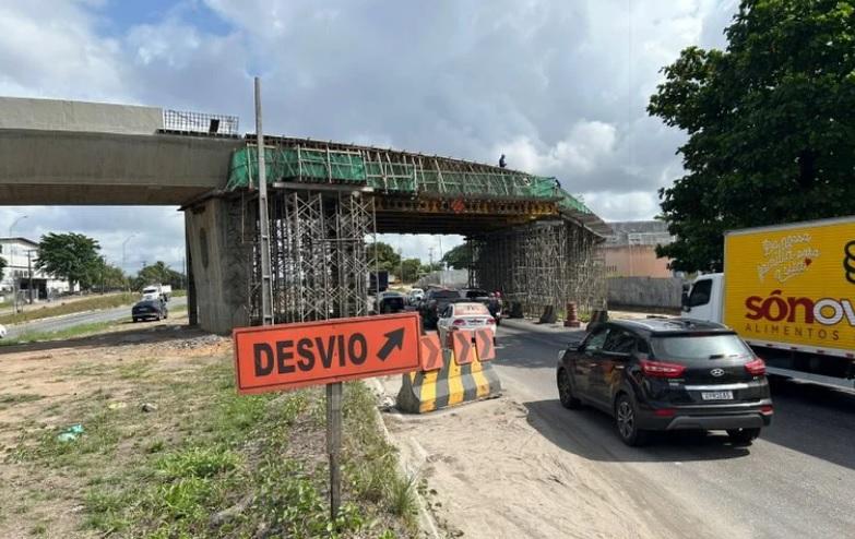 DER-PB inicia remoção de escoramentos no Viaduto do Bairro das Indústrias nesta quinta-feira