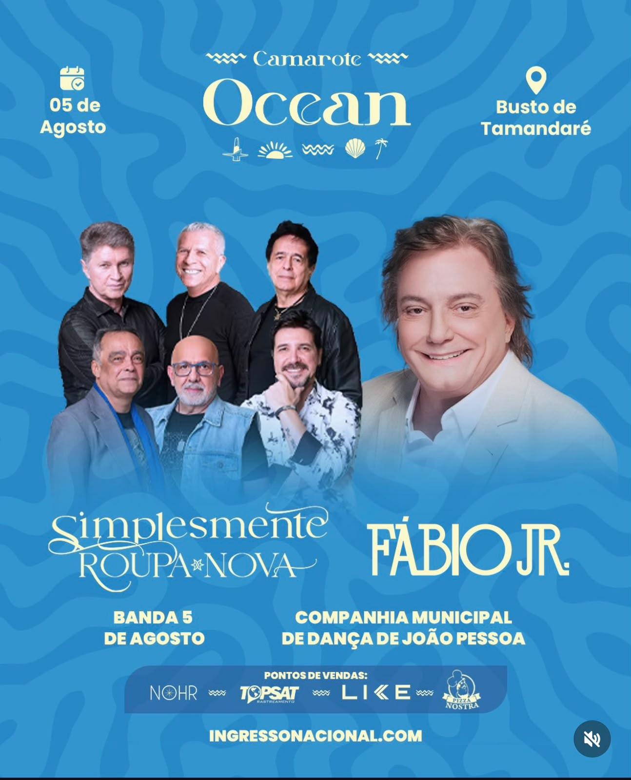 Conforto, vista privilegiada e estrutura exclusiva marcam o Camarote OCEAN no dia 05 de agosto